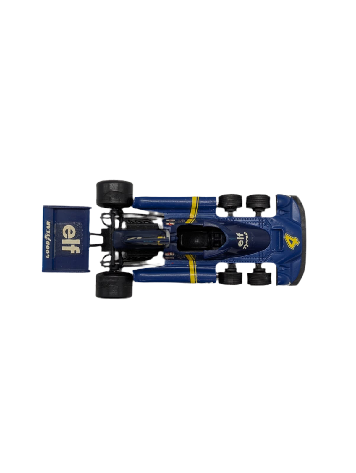 Broochella Blu Tyrrell No.4 formula one race car brooch pin blue men’s designer