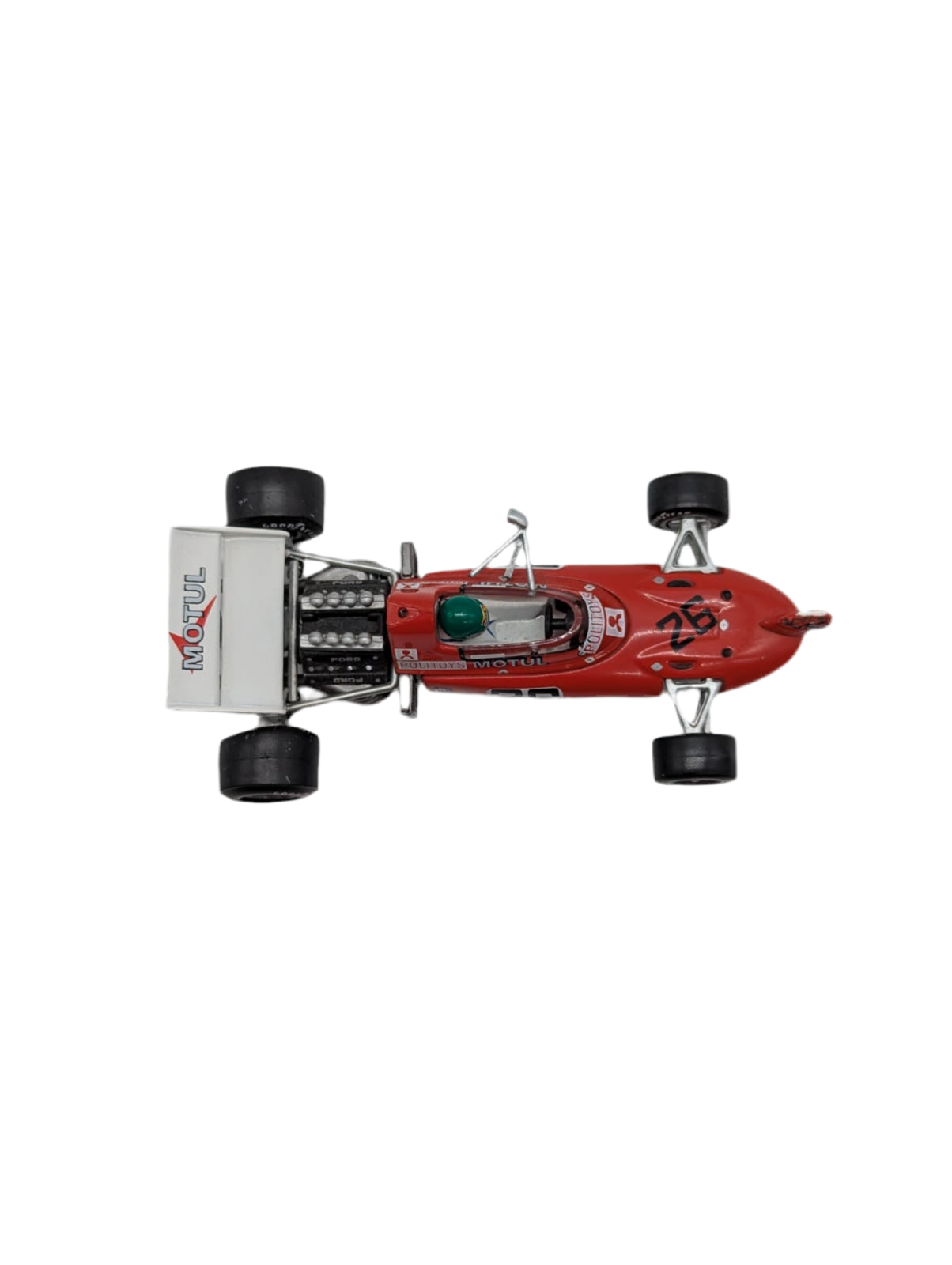 Broochella Rosso Turbo No.26 – Vintage Formula Racing Car Brooch Pin men's women's luxury designer red Scuderia d'Oro