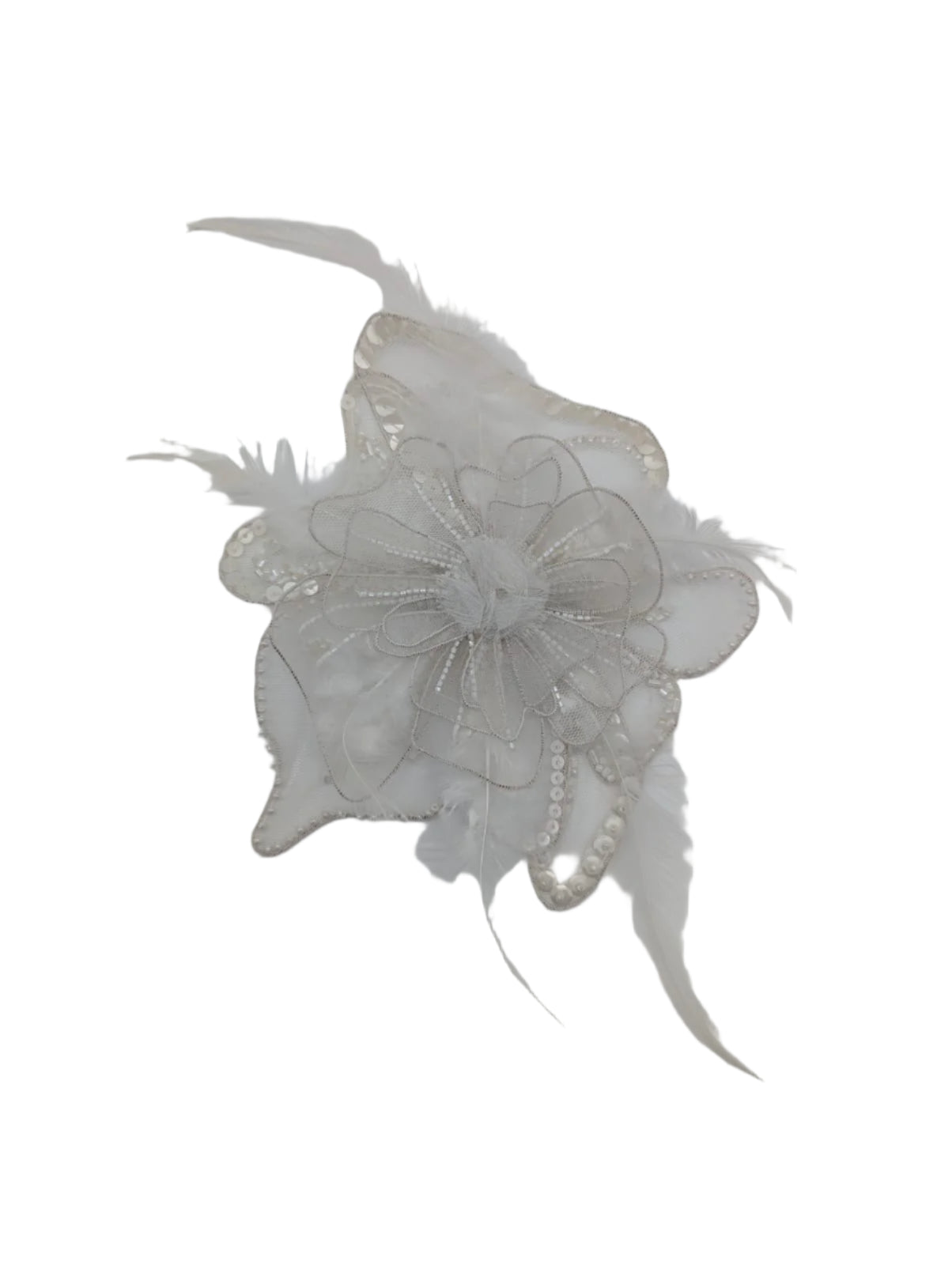 Broochella Alstroemeria flower designer hand beaded bridal wedding brooch pin