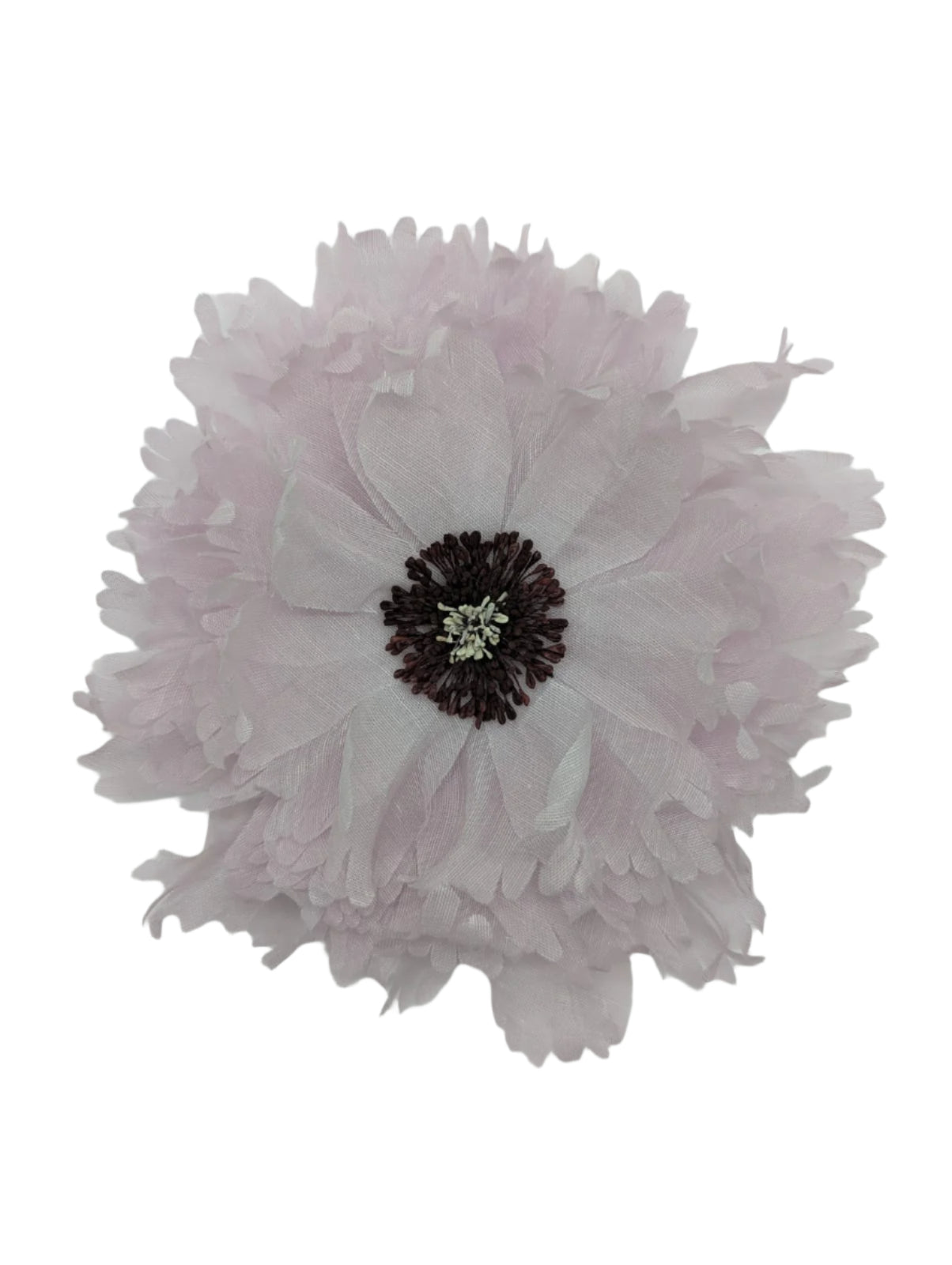 Broochella Peony large flower floral brooch pin pink handmade luxury designer men's women's