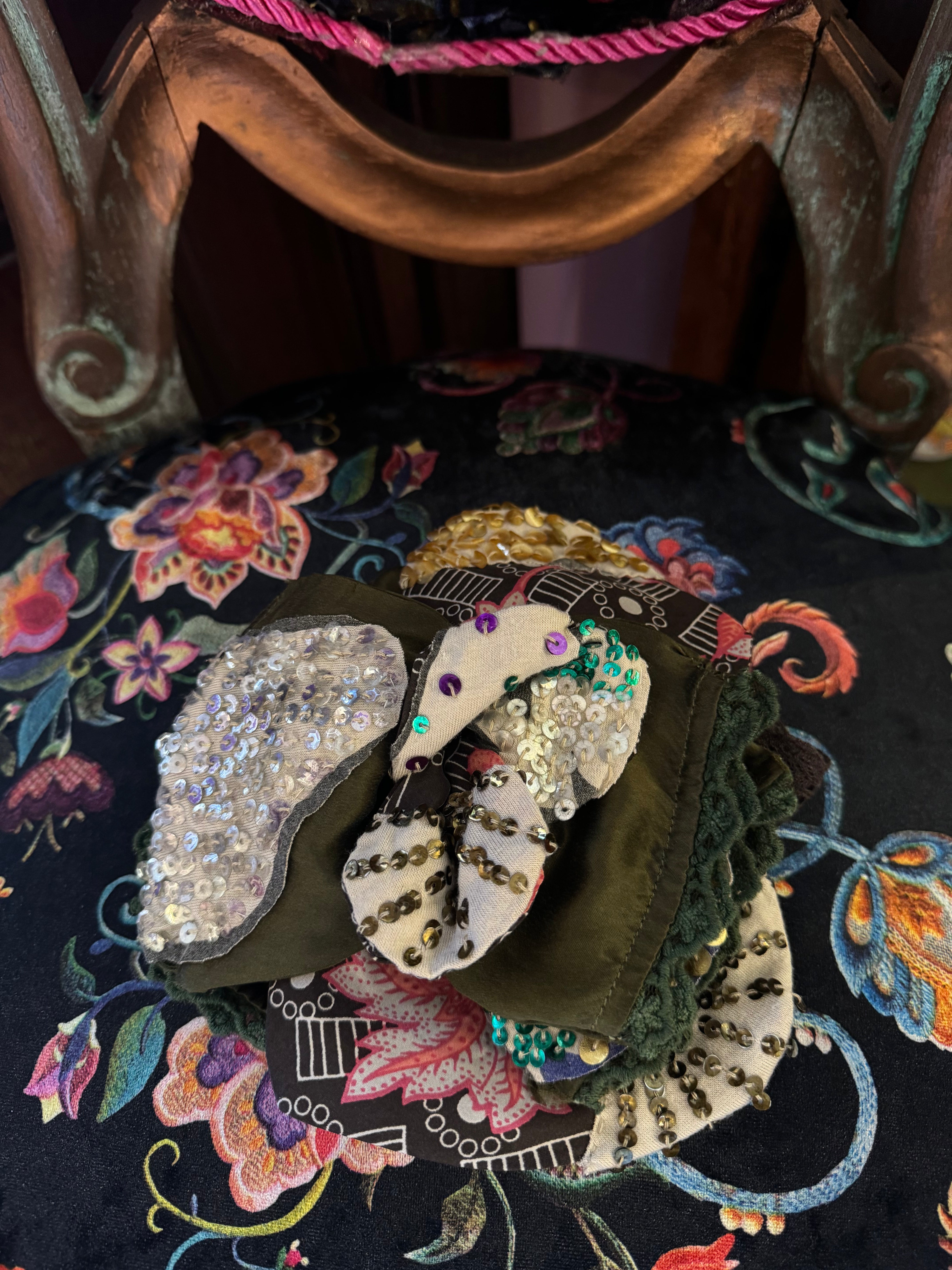 Broochella Sentimental Threads bespoke custom handmade flower brooch pin designer luxury women’s