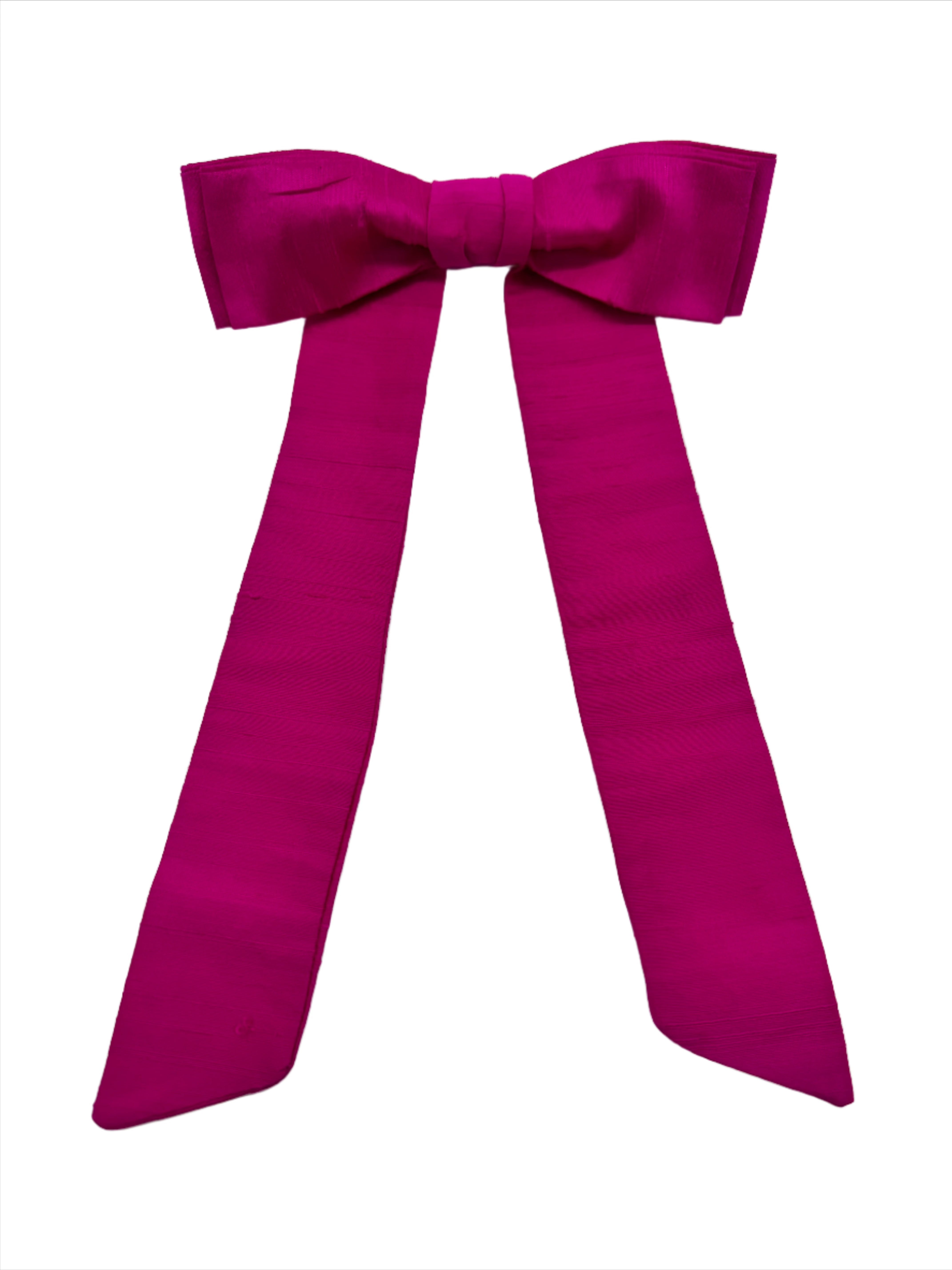 Broochella Alice pink handmade silk bow luxury men’s women’s brooch pin