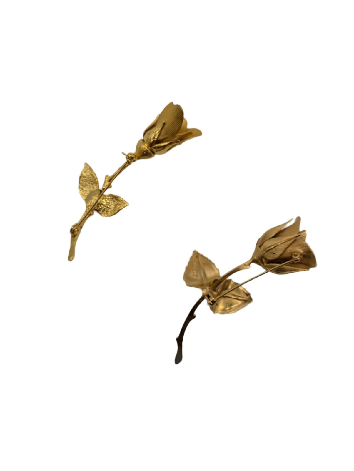 Golden Bloom Vintage Brooch Set