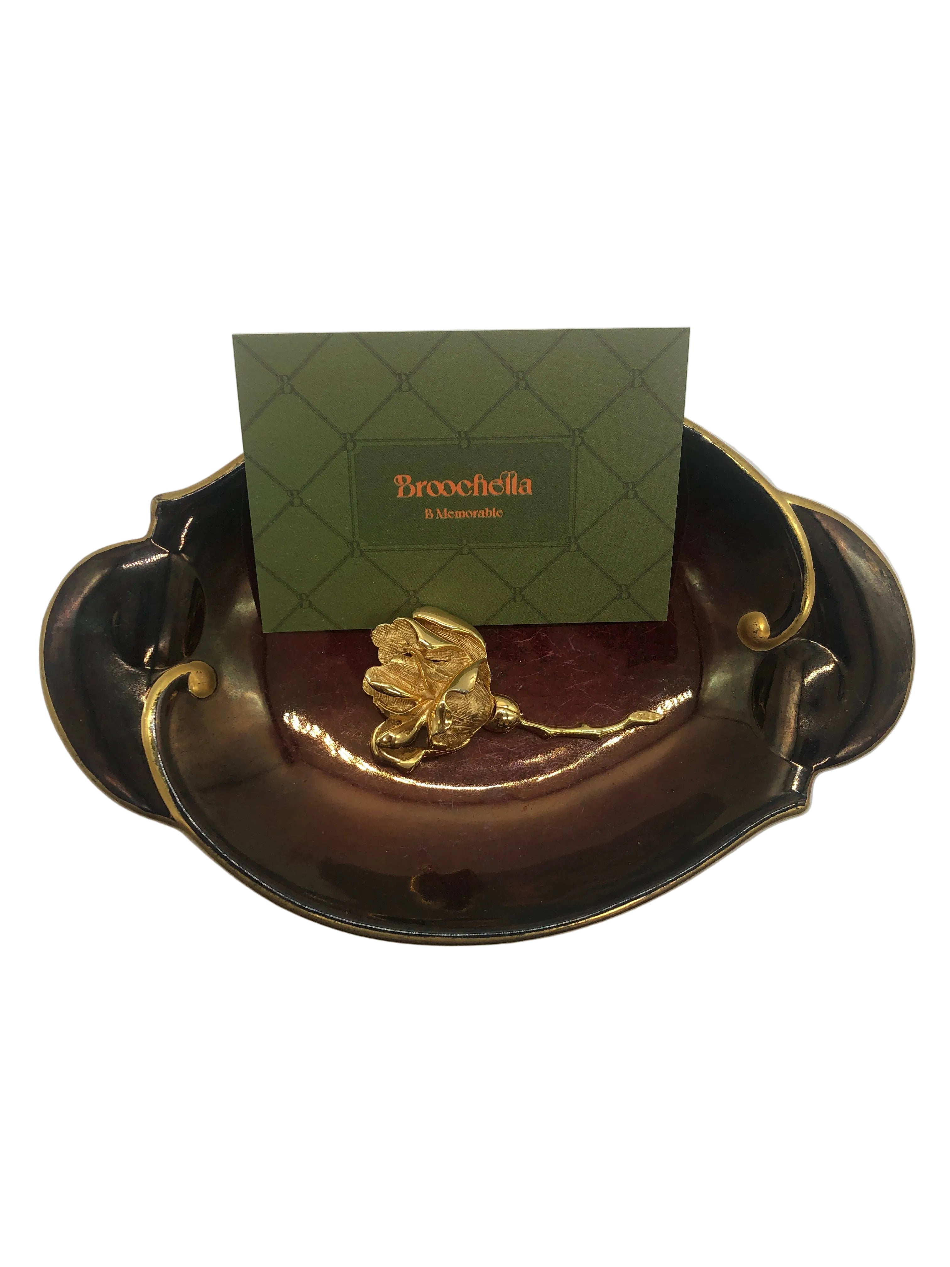 Hollywood Vintage Rose Brooch