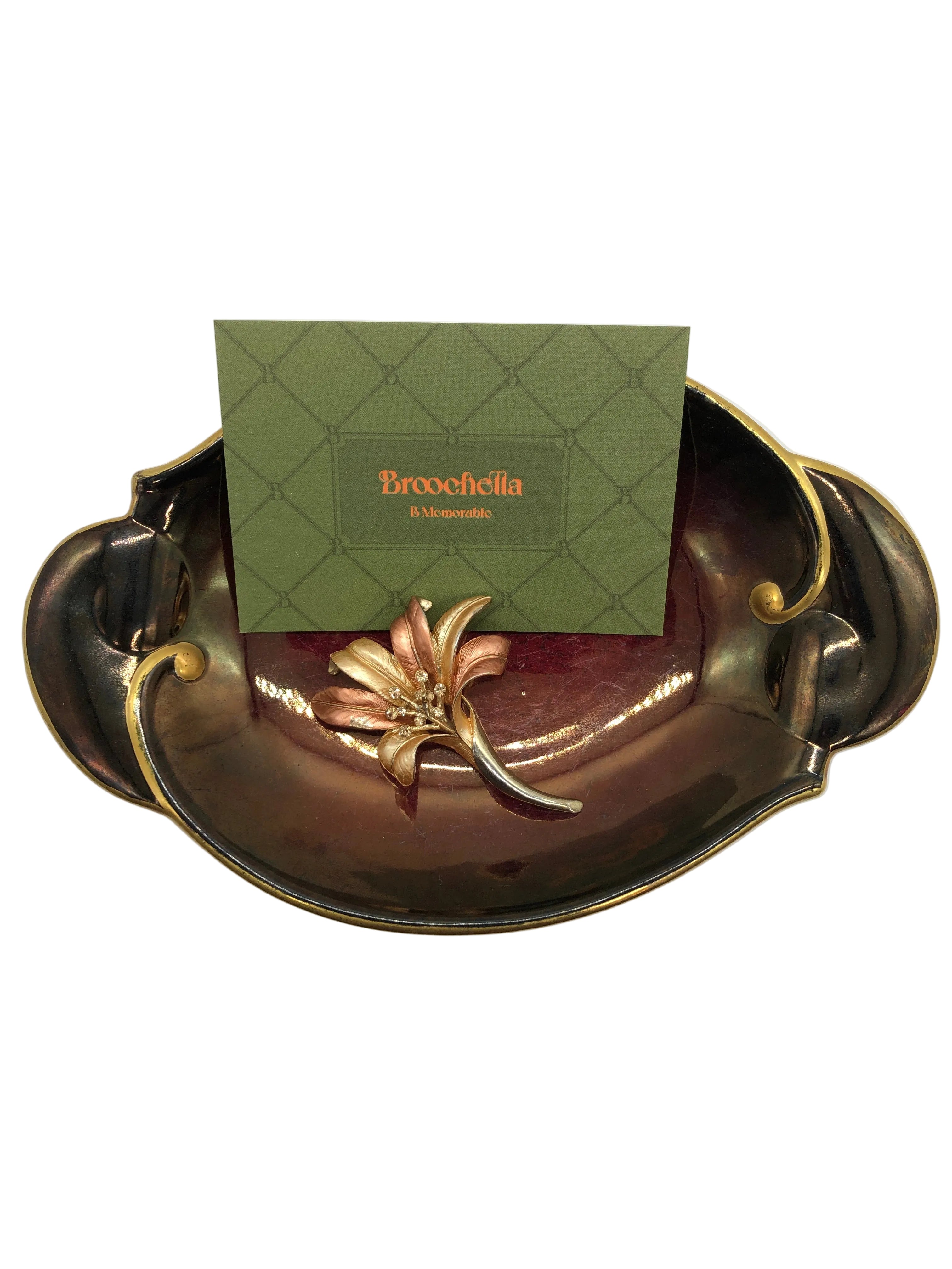 Fleur Lumière Vintage Brooch