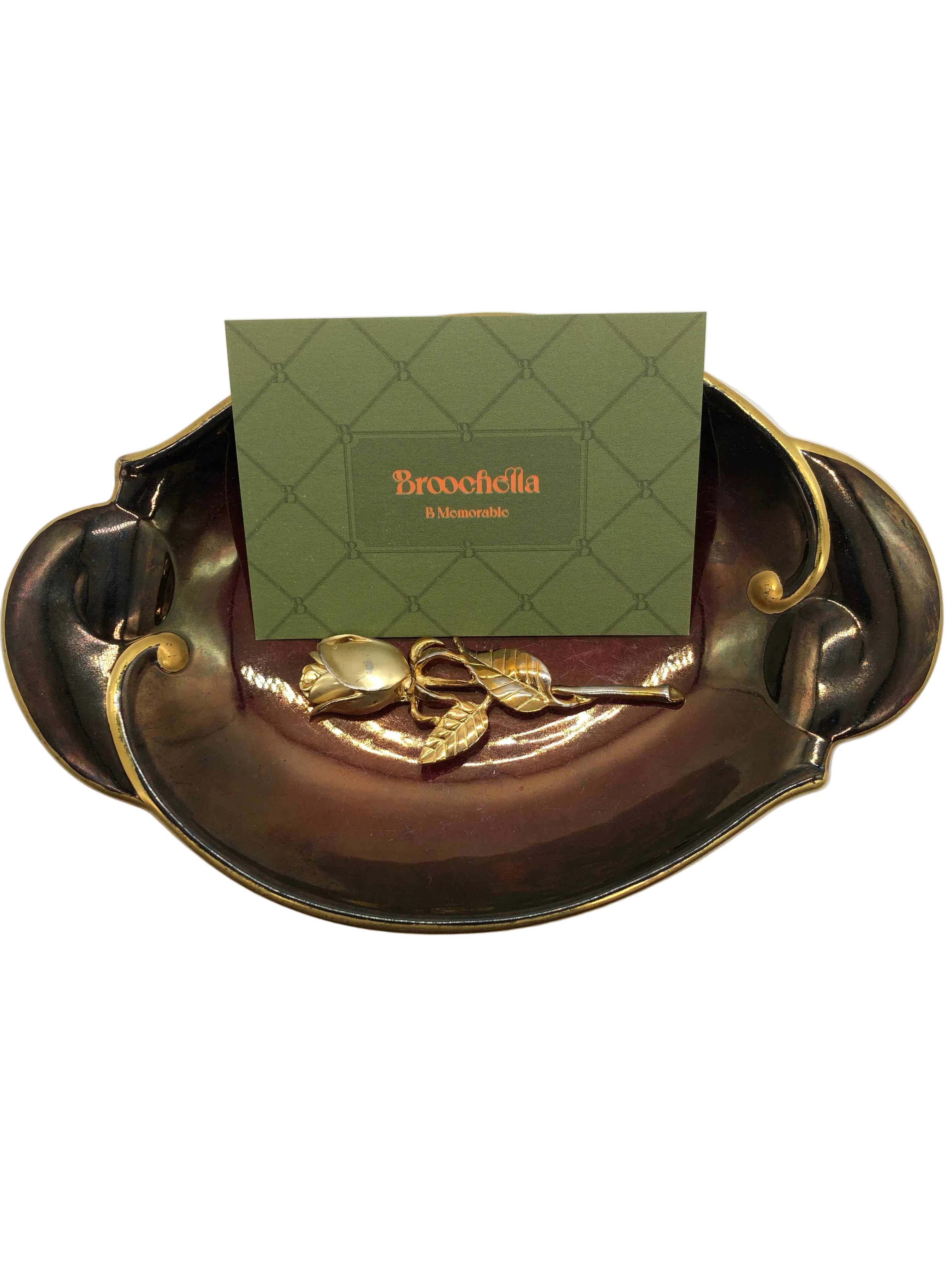 Rose de Paris Vintage Large Flower Brooch