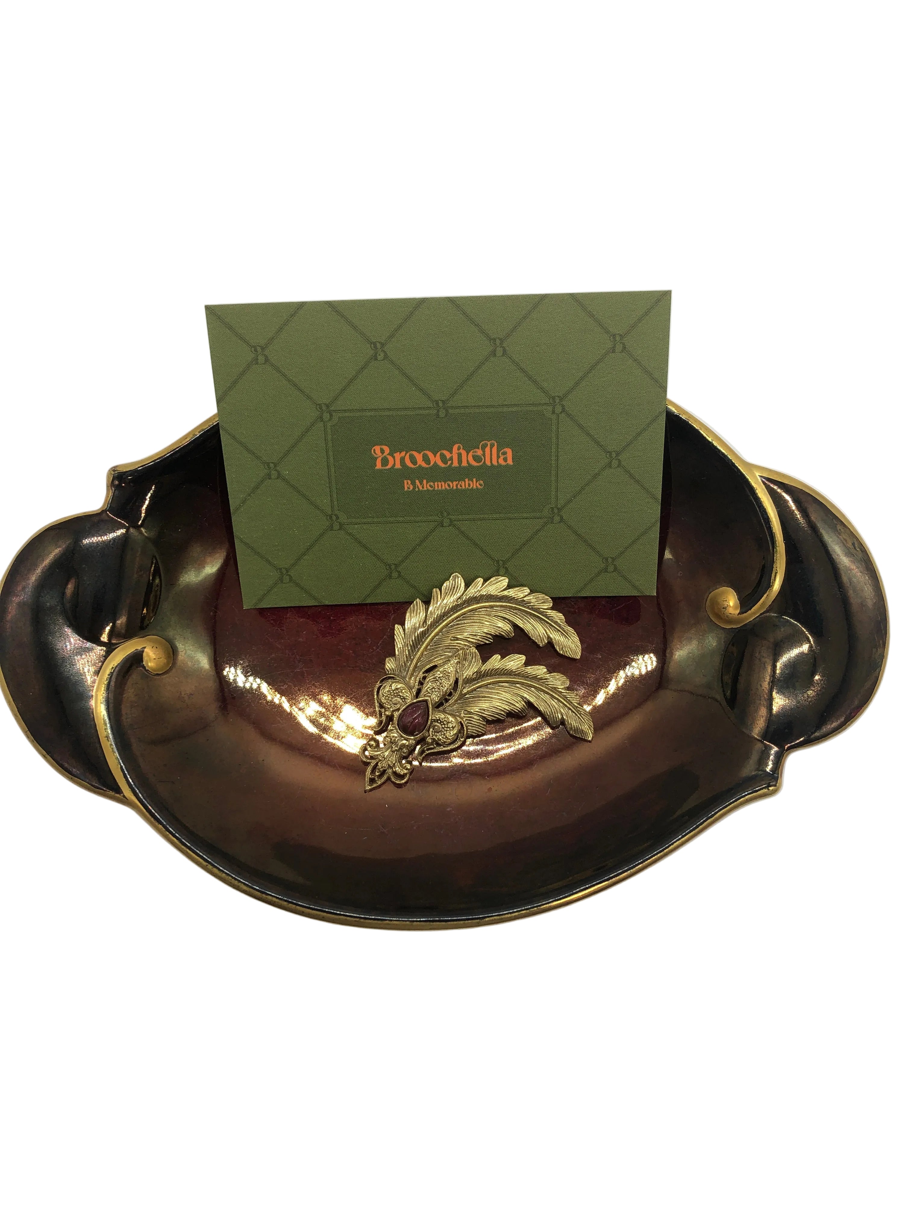 Plume Impériale Vintage Brooch