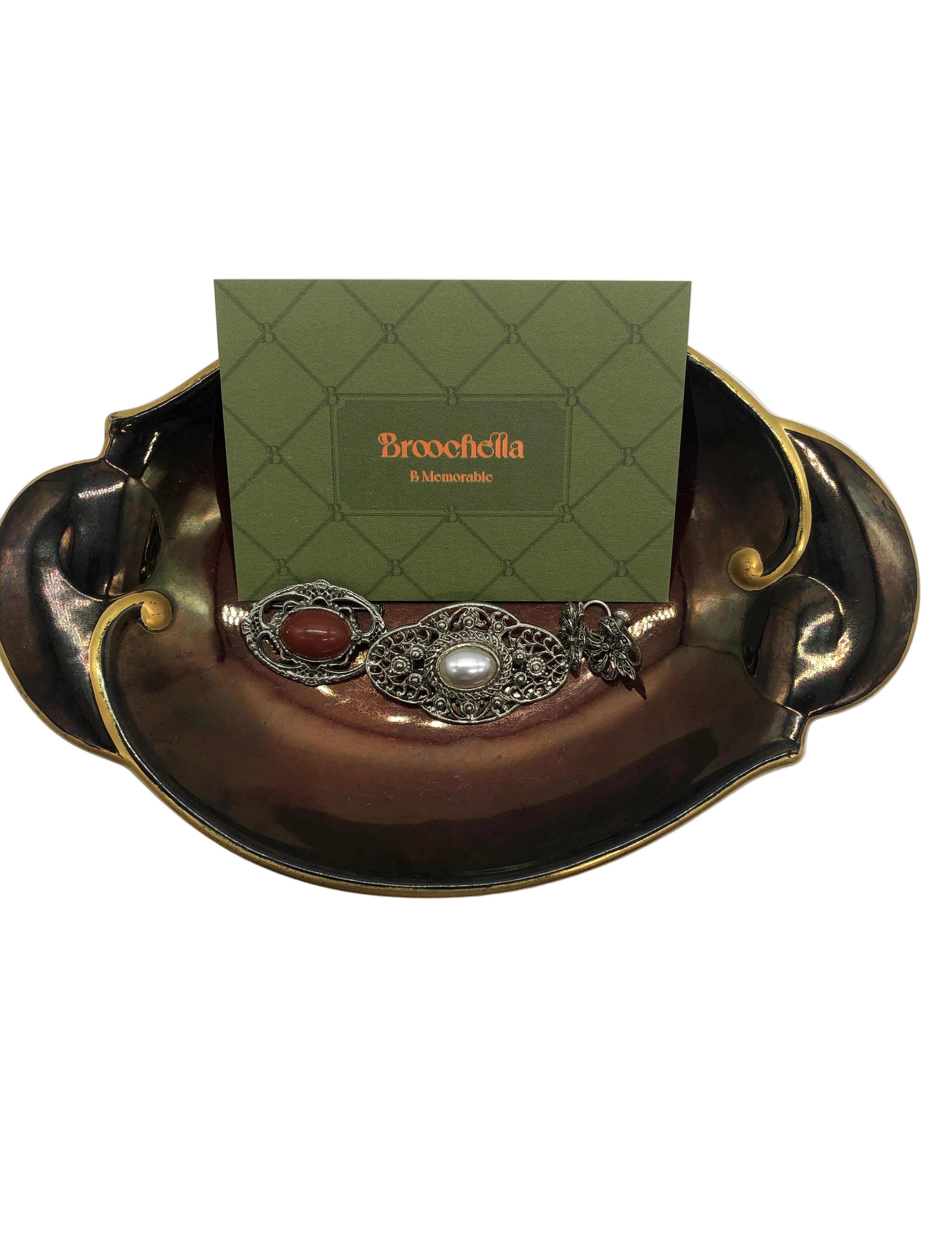 Éclat d’Argent Vintage Brooch Duo and Marcasite Earring Set