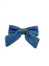 Load image into Gallery viewer, Denim Bows - Small
