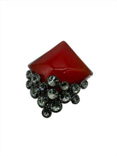 Load image into Gallery viewer, Armani vintage crystal brooch pin
