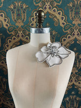 Load image into Gallery viewer, Koi Bejewelled Flower Brooch
