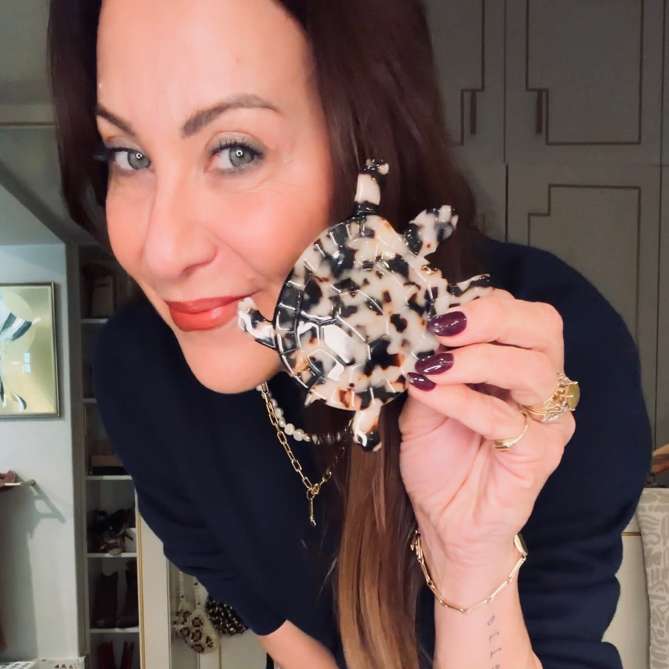 Animalia Tortoiseshell Tortoise Brooch