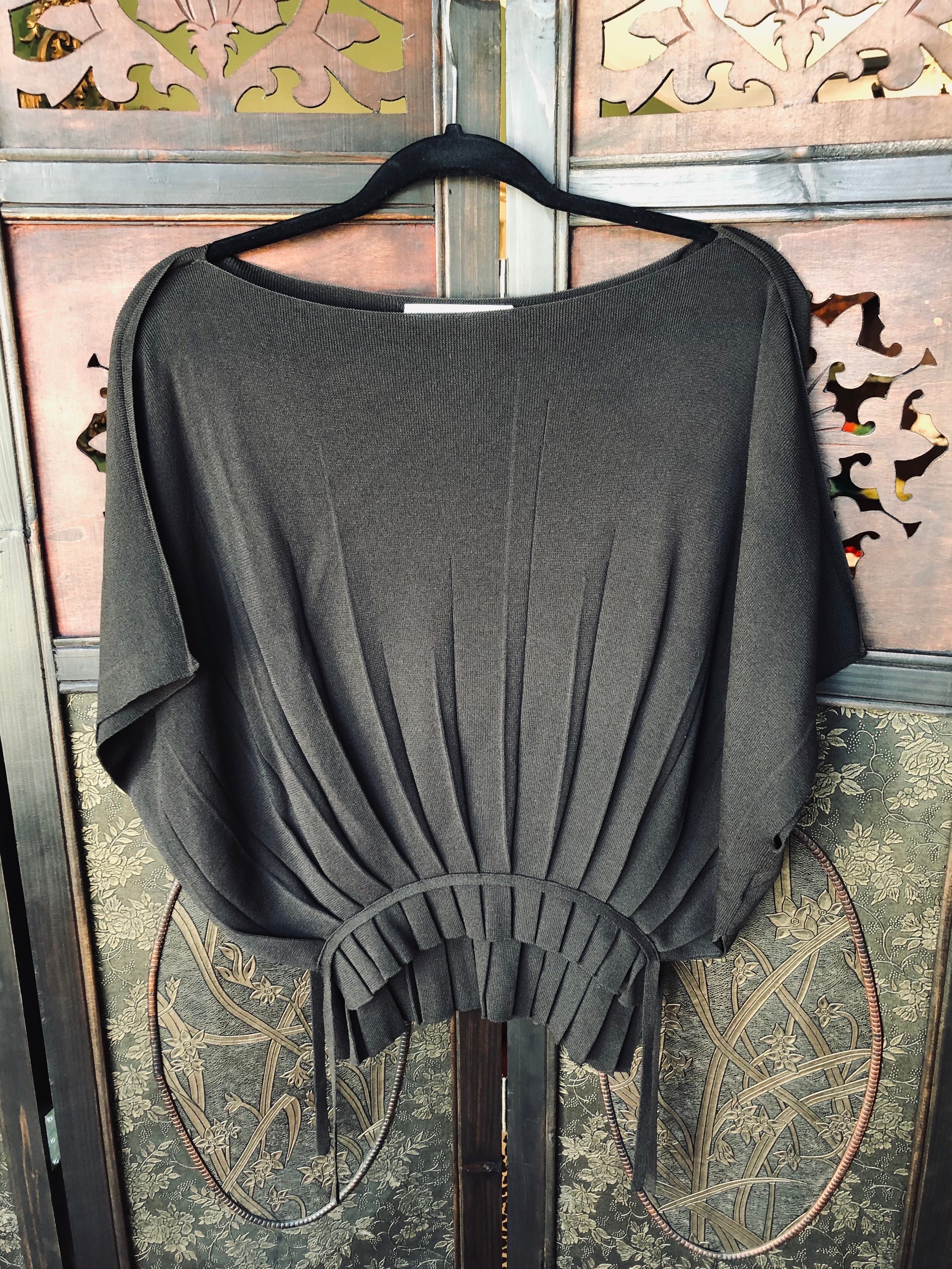 Liviana Conti Black Knit Top – Size 38