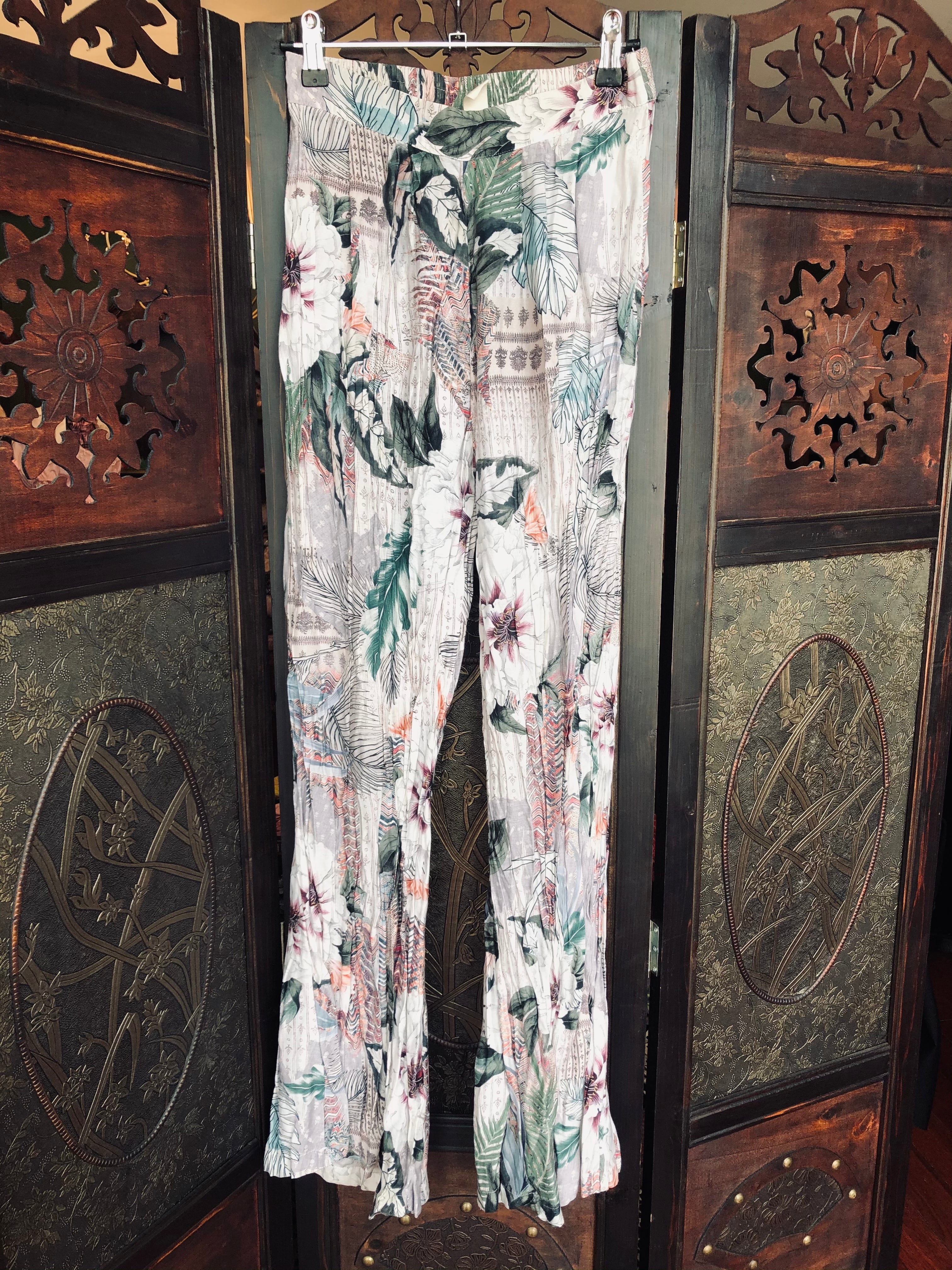 Miléa Silk-Blend Printed Pants – Size XS