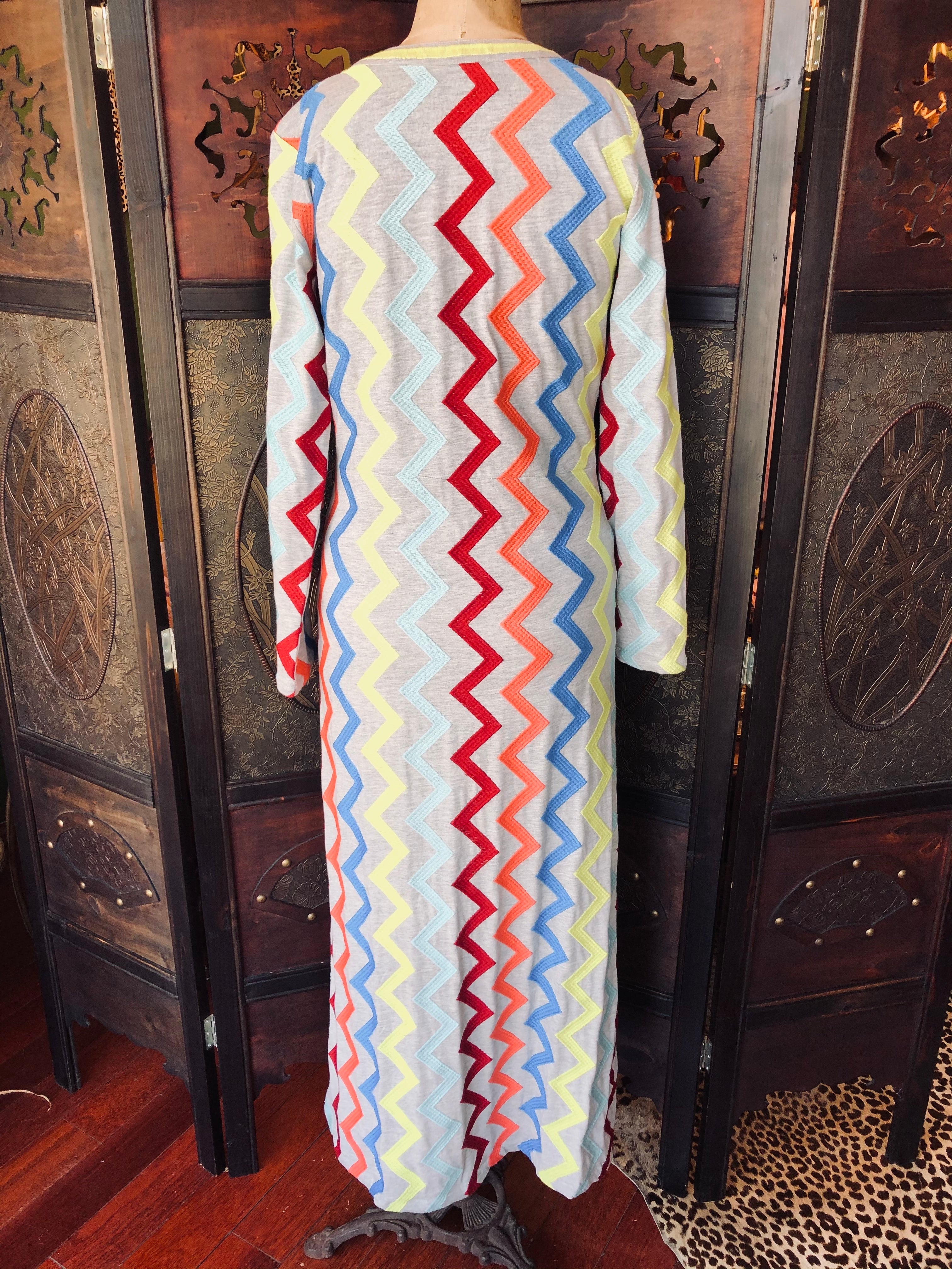 Michonet Zig-Zag Knit Dress- Small