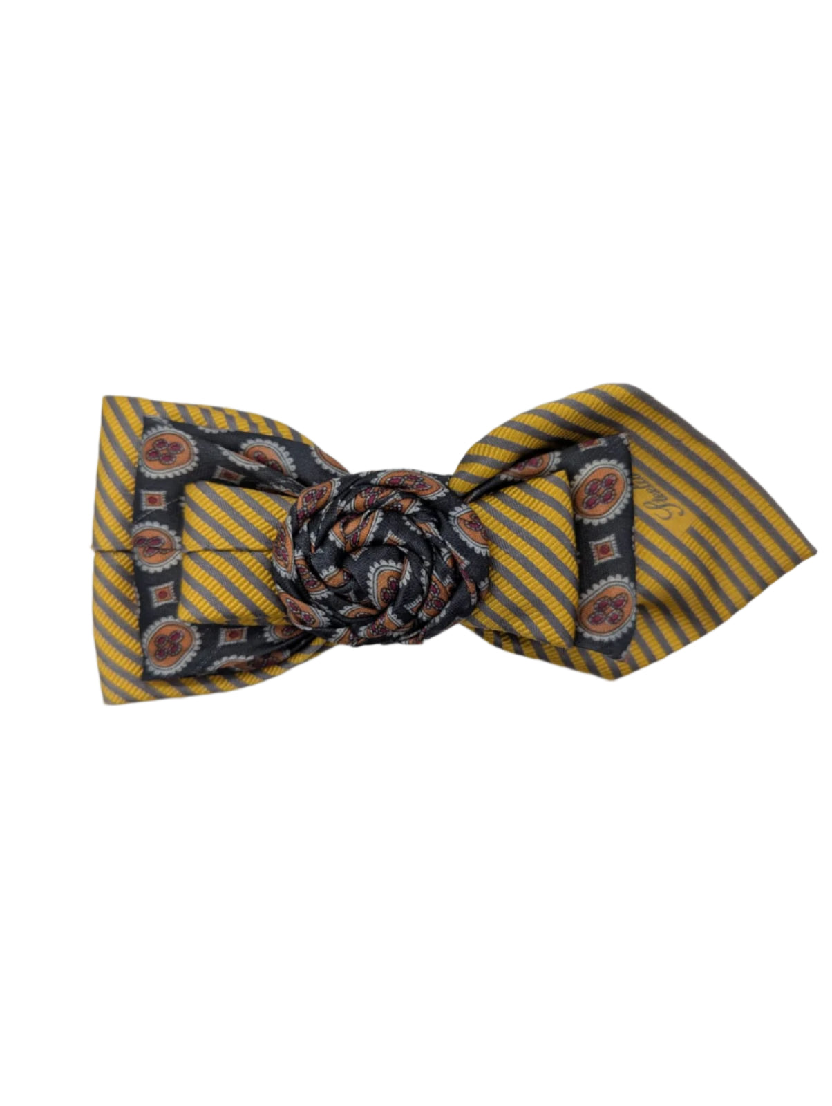 Broochella Bolivar cravatte tie brooch pin handmade up-cycled vintage designer luxury women’s men’s 