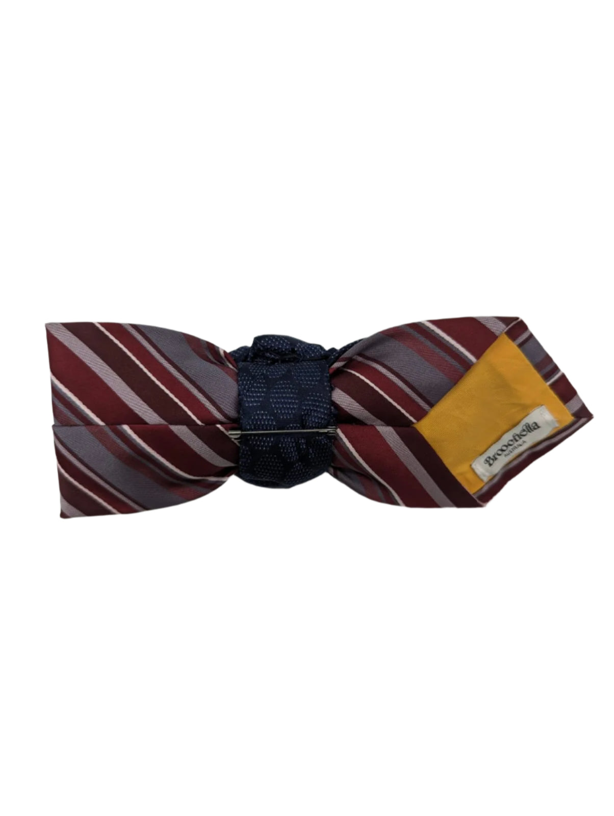 Broochella Bolivar cravatte tie brooch pin handmade up-cycled vintage designer luxury women’s men’s 