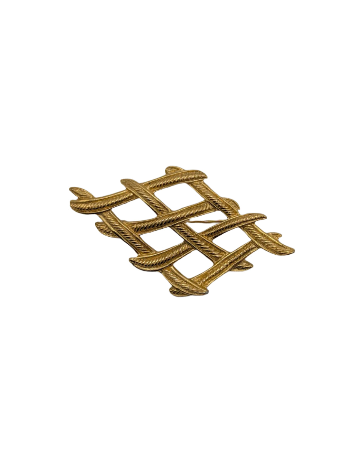 Griglia Dorata Trifari Vintage Brooch Pin