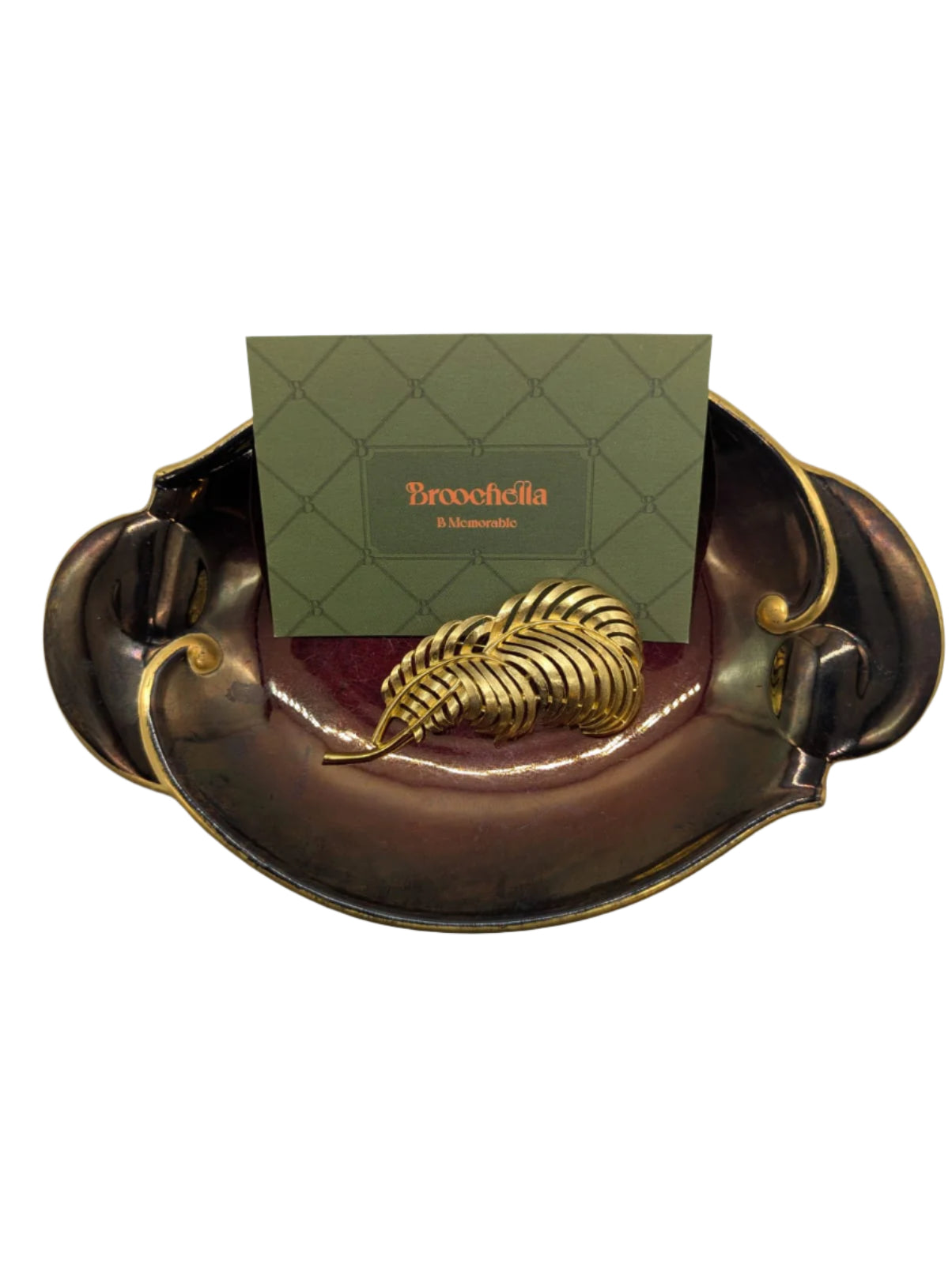 Fronda Trifari Vintage Brooch Pin