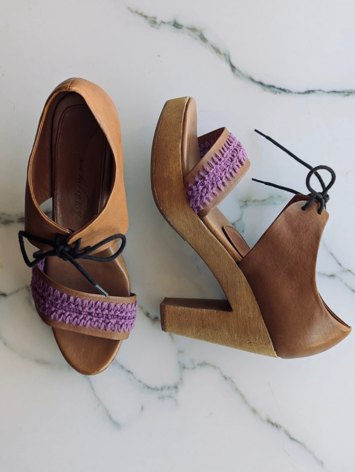 Rachel Comey Wooden Platform Sandals – US 8