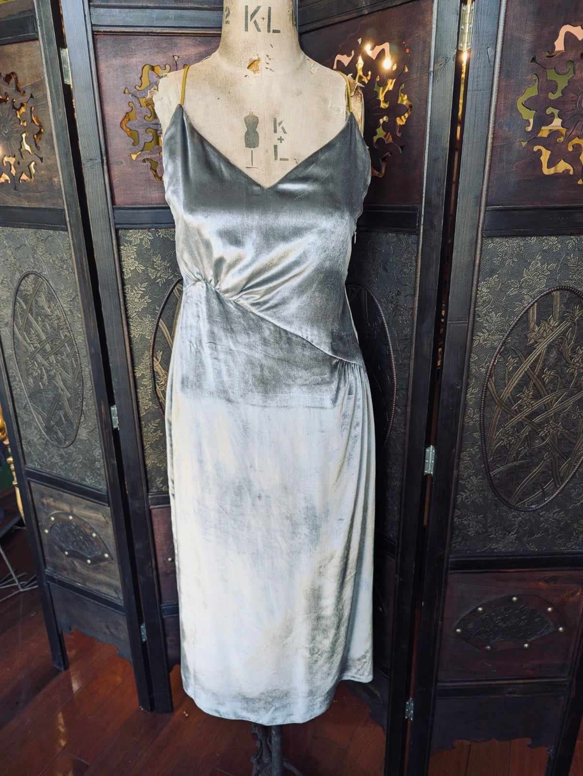 Ssone Velvet Slip Dress – Size 8