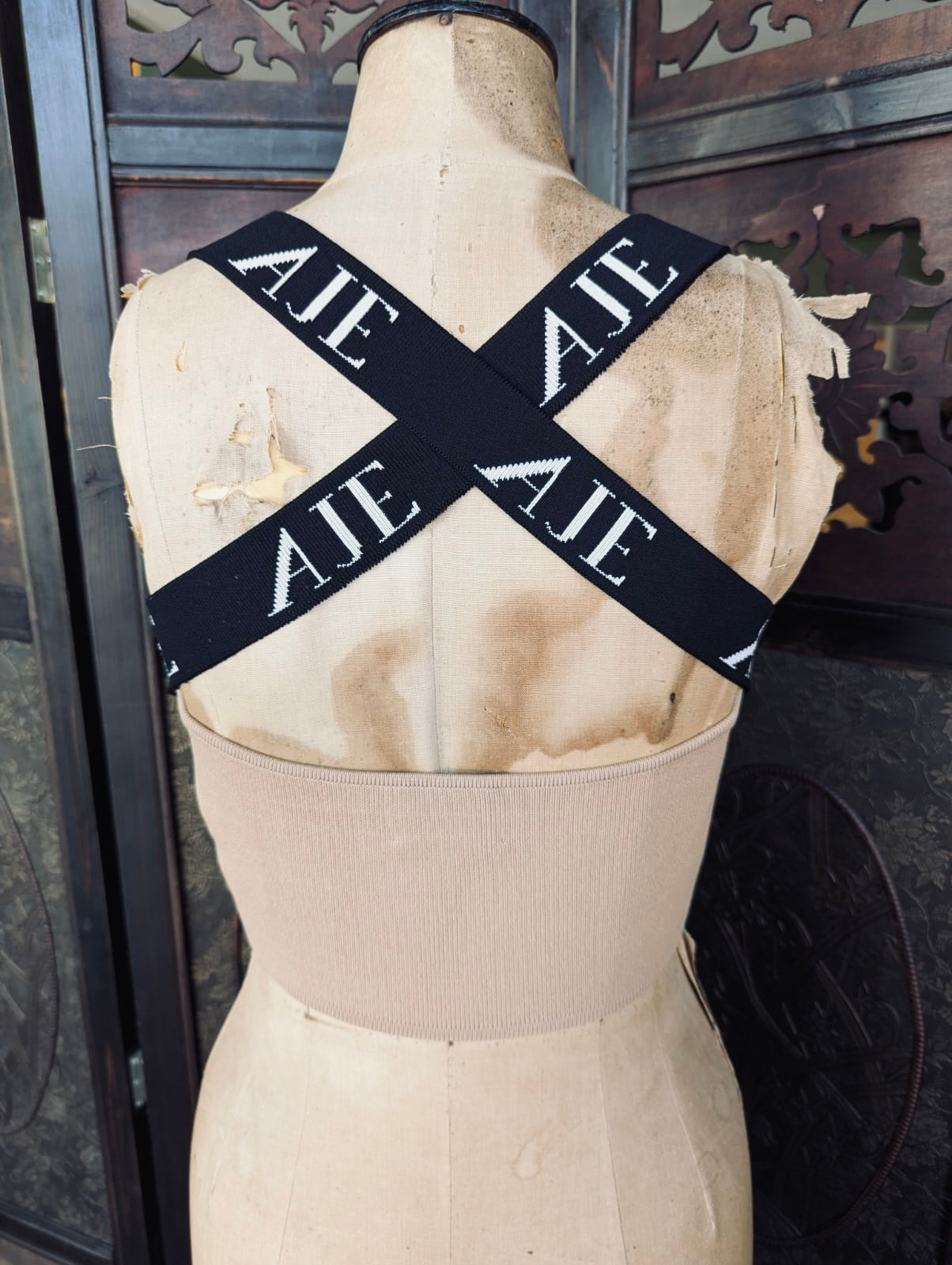 Aje Logo Strap Crop Top – Small