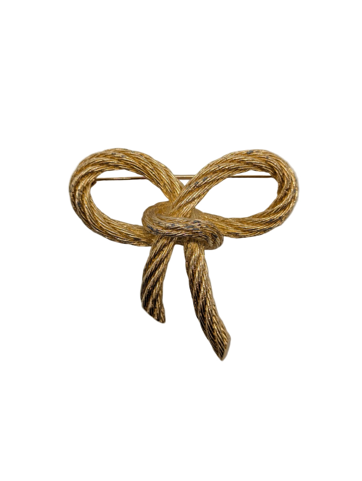 Broochella dior gold tone metal vintage costume brooch pin men's women's luxury designer 