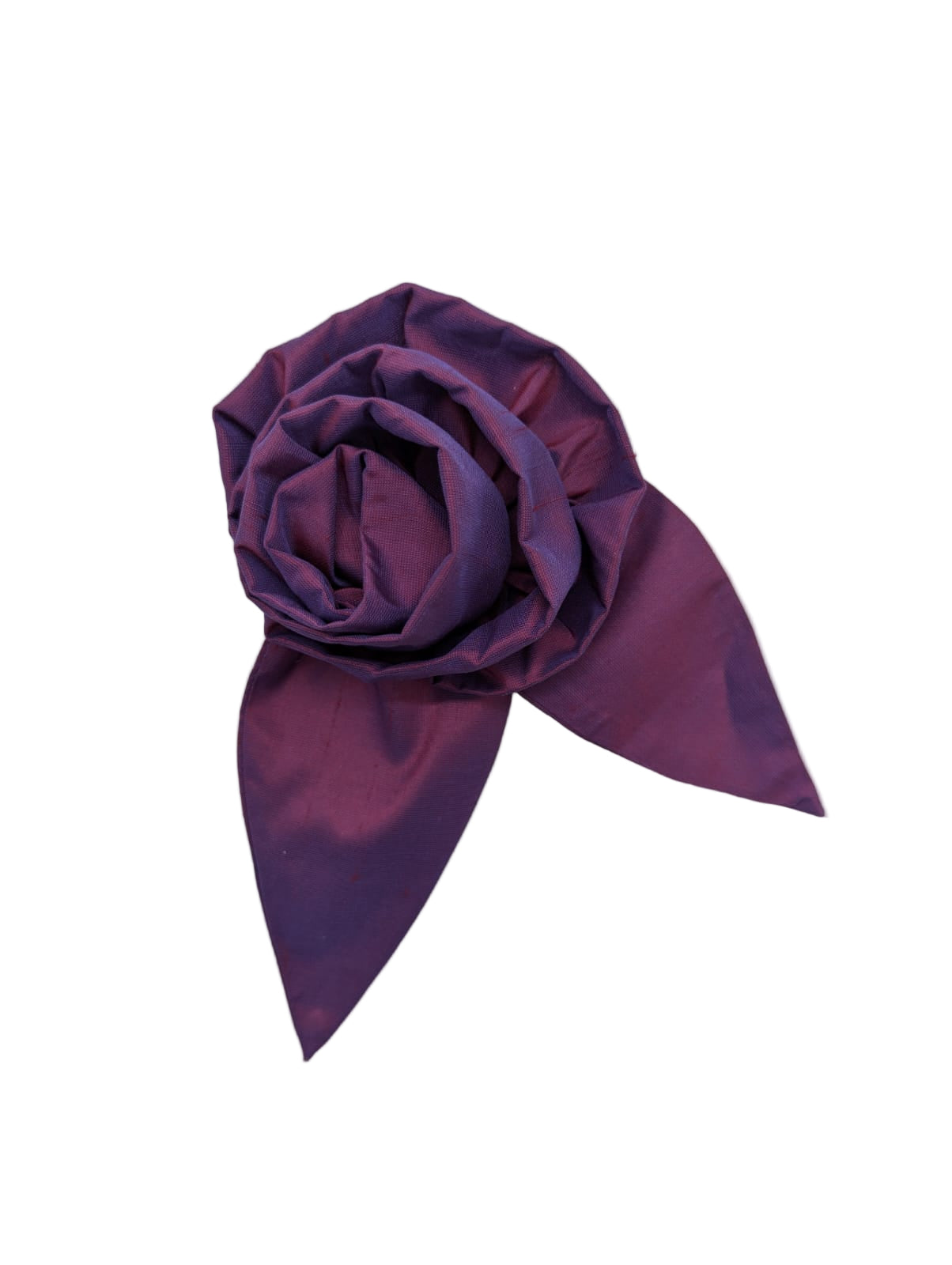 Broochella Petalo flower brooch silk handmade men's women's luxury designer large purple