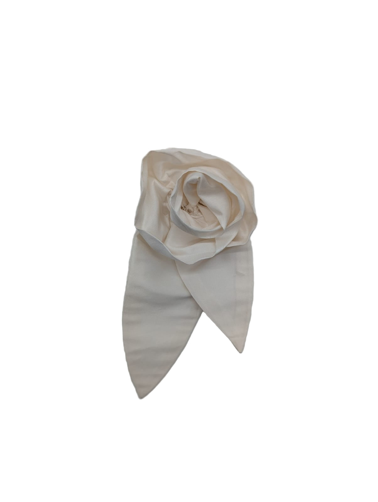 Broochella Petalo flower brooch silk handmade men's women's luxury designer small ivory