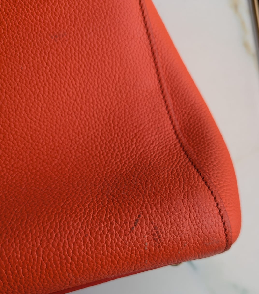 Chanel executive tote bag caviar leather orange luxury designer