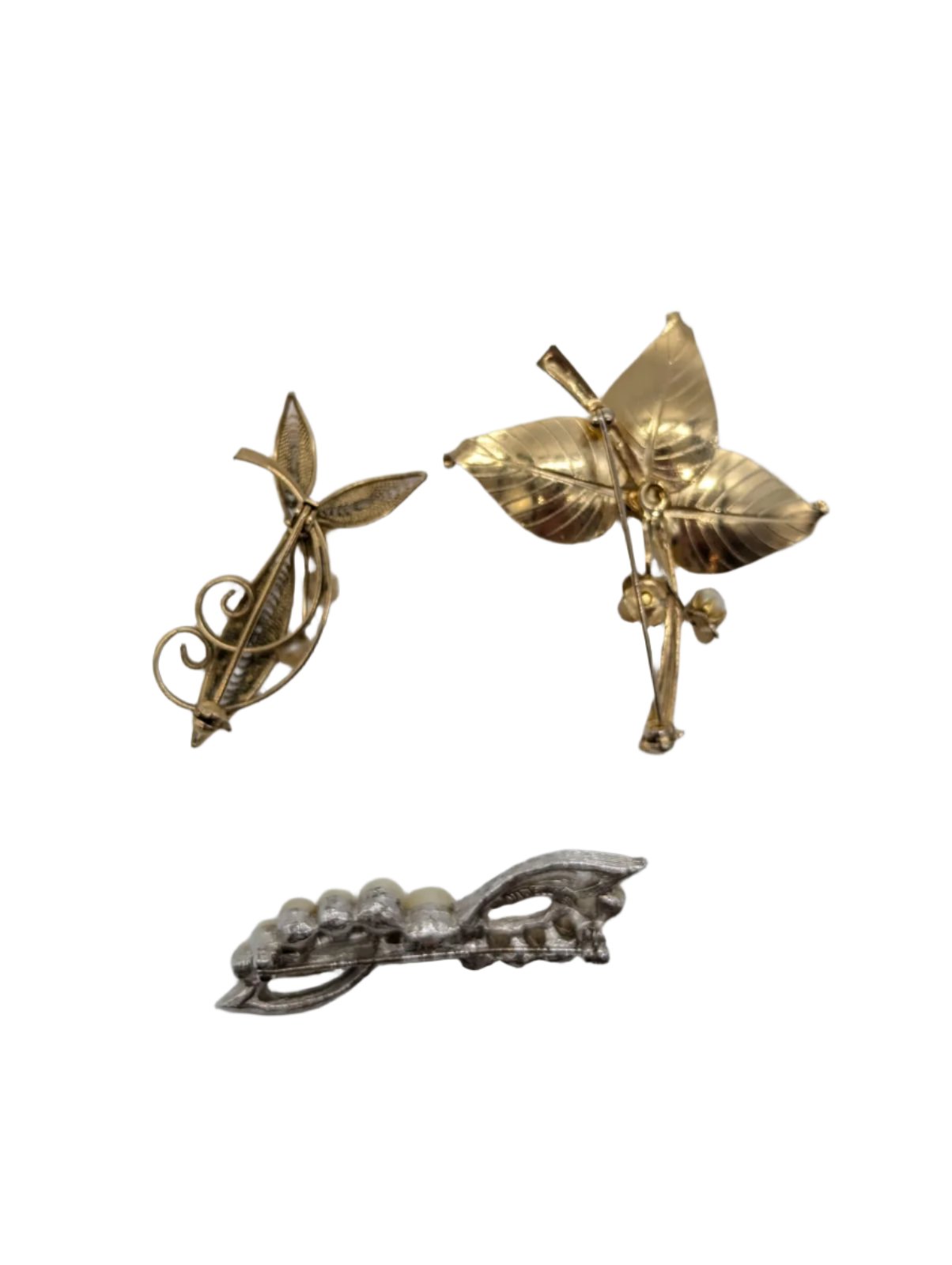 Pearl Reverie Vintage Brooch Set