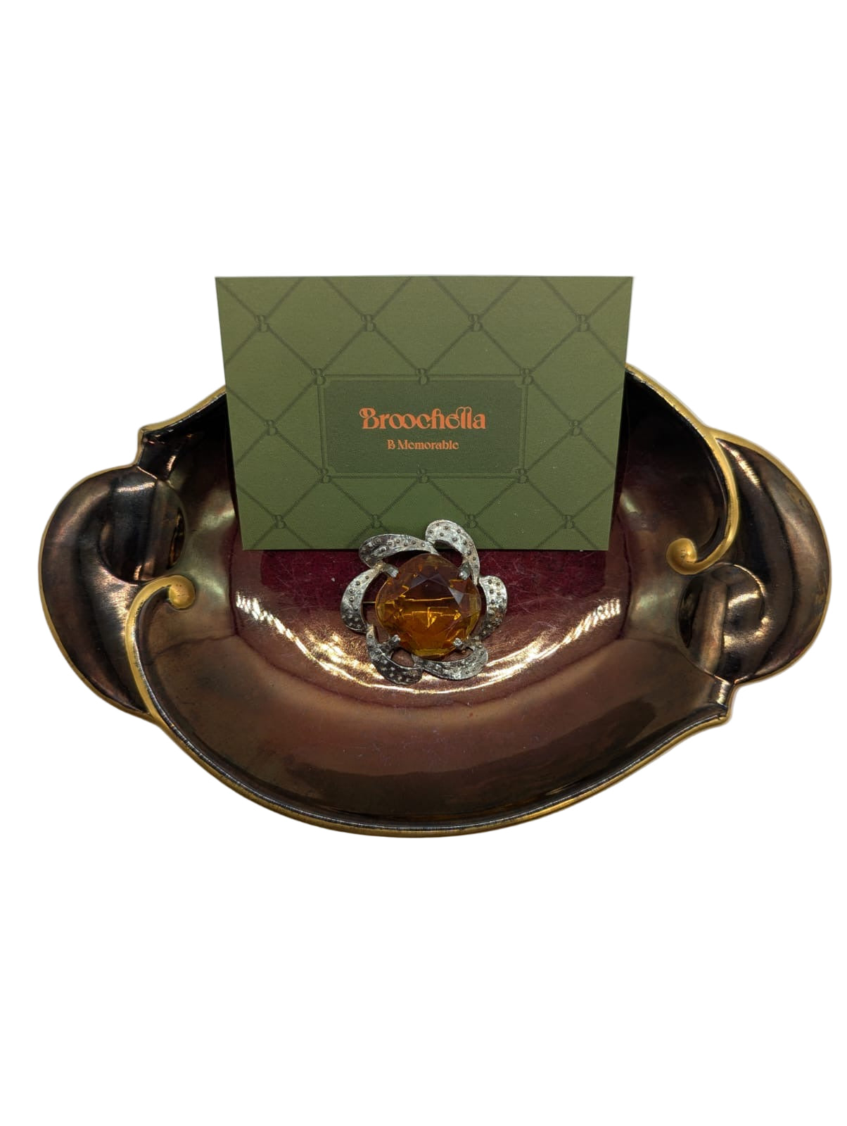 Golden Marigold Vintage Brooch Pin